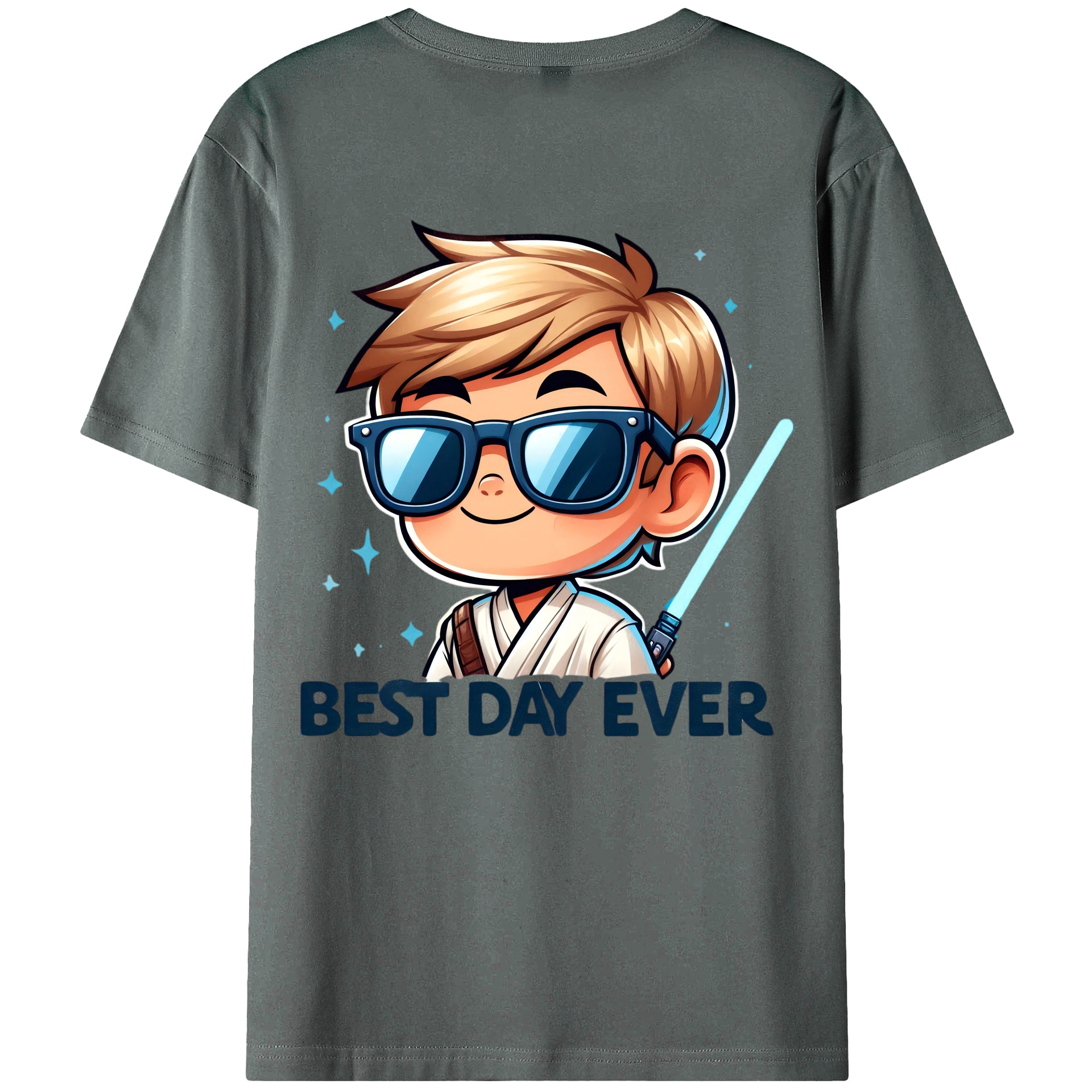 （画像用） スター・ウォーズ Star Wars 綿100％ メンズ半袖Tシャツ（バックプリント） 通気性